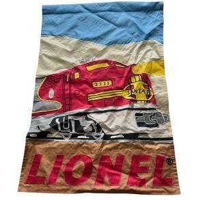 Vintage Lionel Santa Fe 2333 Train Flag 1997 Applique‎ Wall Hanging Rare